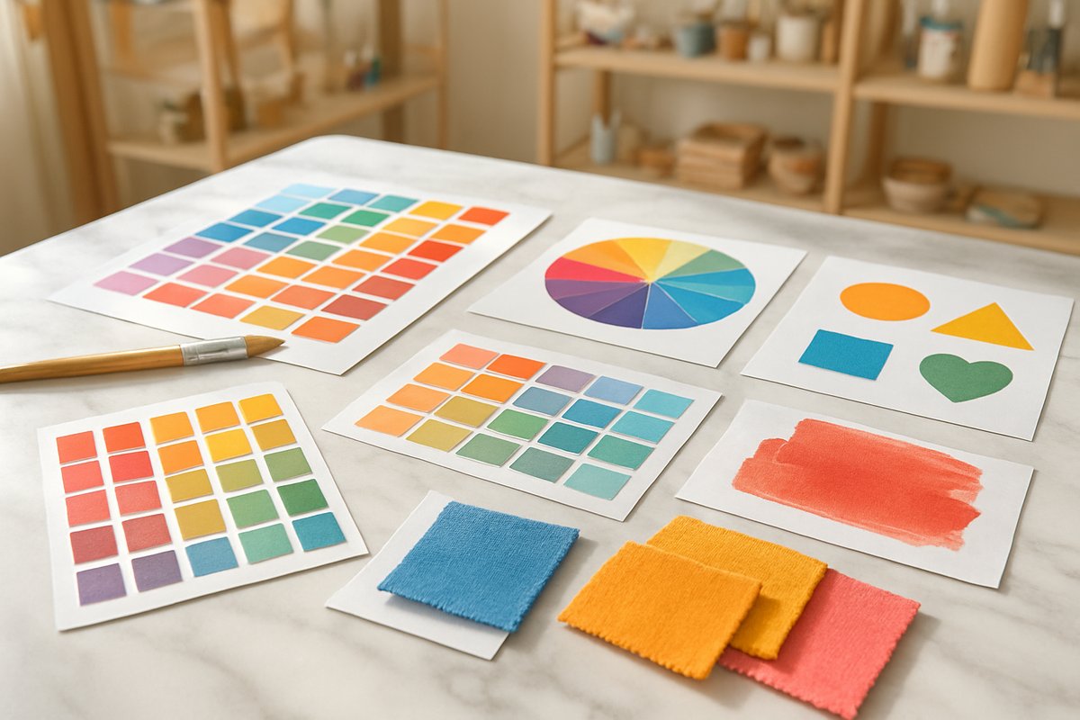 couleurs et symboles universels Marbre