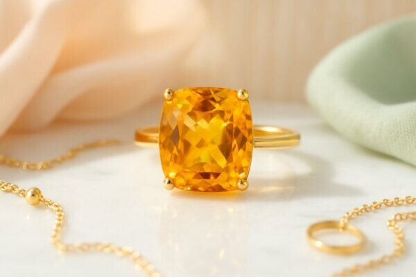 bague citrine Citrine
