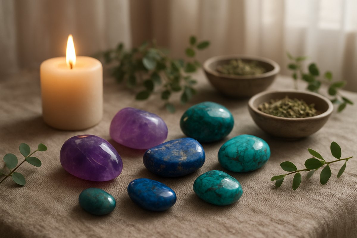 Symbolique du minéral : déchiffrez ses secrets Améthyste-Lapis-lazuli-Turquoise