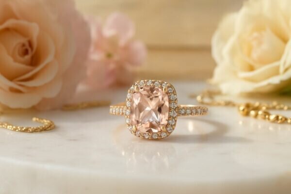 bague morganite Morganite