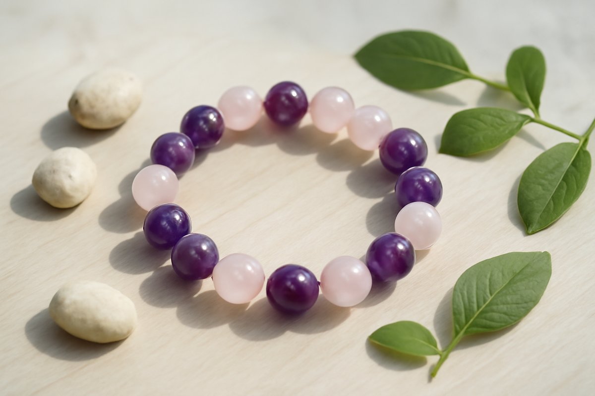 Bracelet de lithothérapie pour la ménopause : pierres et bienfaits