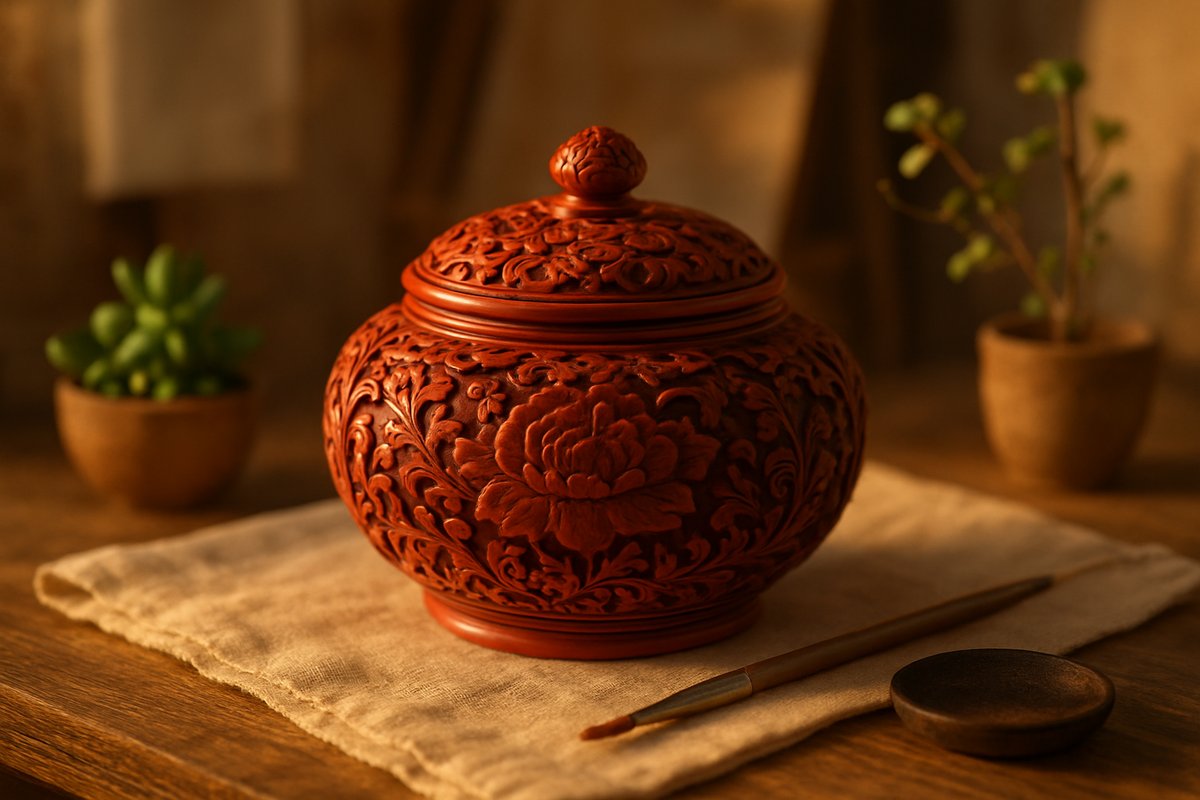 Cinnabre rouge en poudre