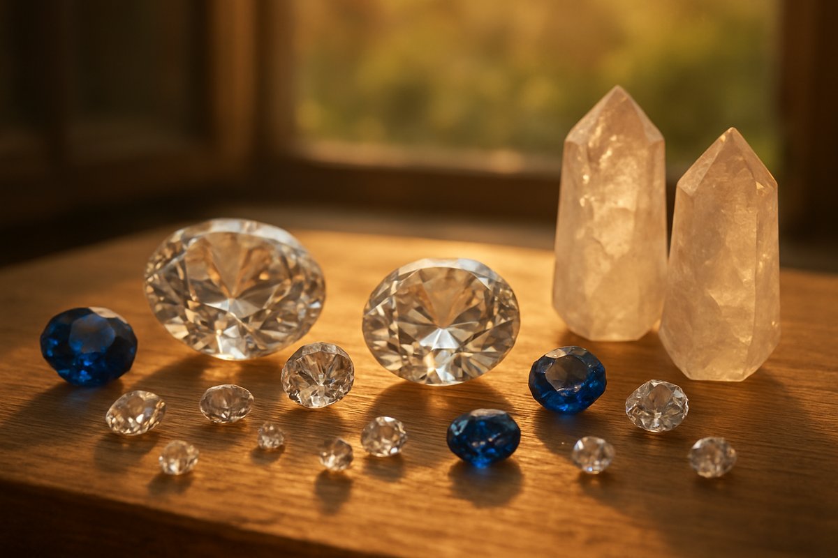 Diamant-Saphir-Quartz