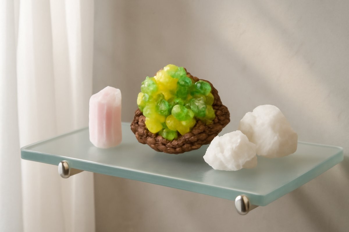 Adamite-Kunzite-Calcite