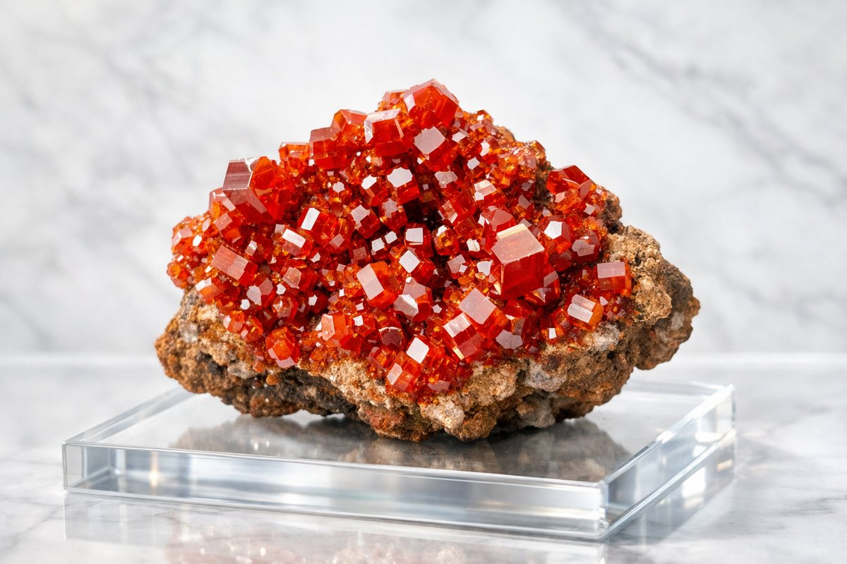 Vanadinite Maroc : Découvrez une Pierre Unique aux Vertus Puissantes
