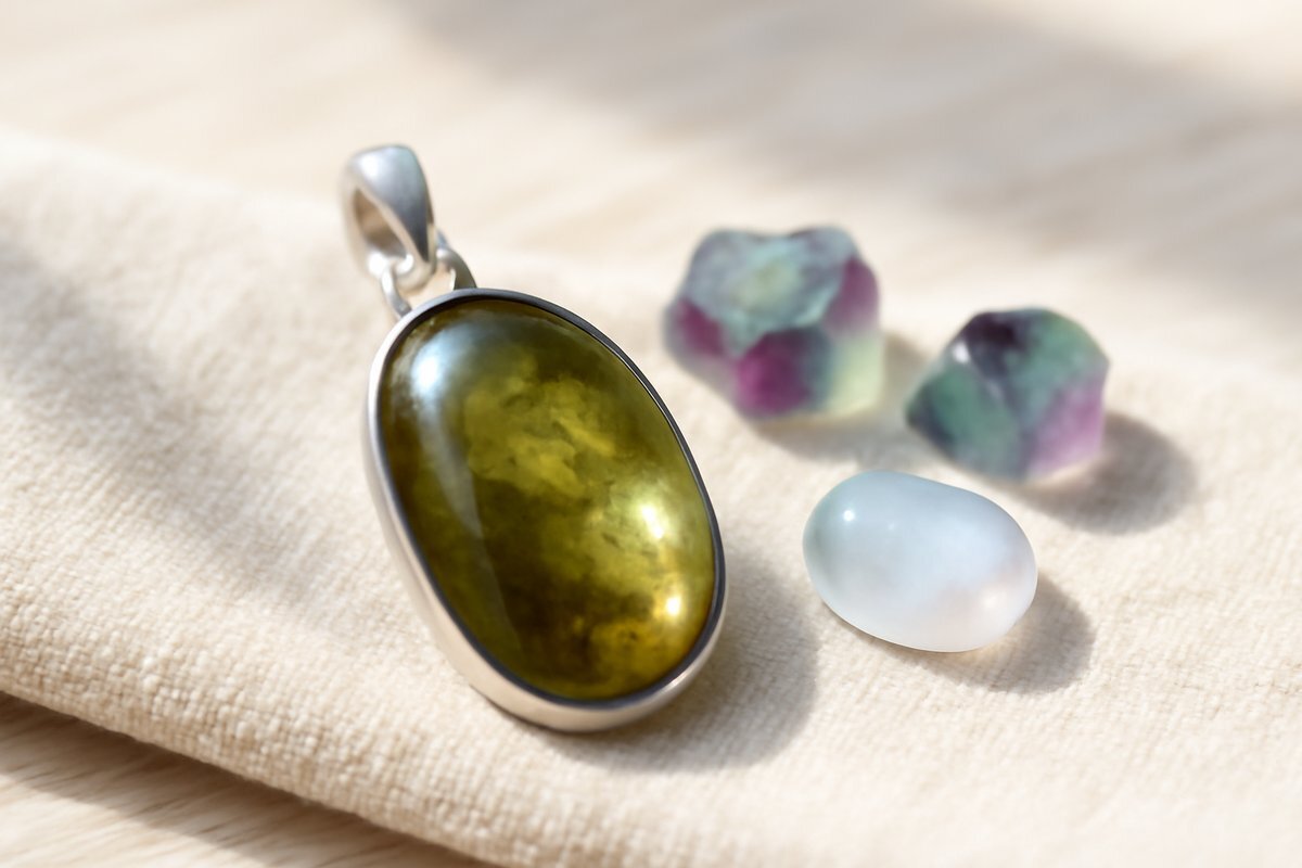 Titanite-Fluorite-Labradorite