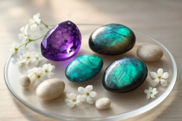 Que signifie une pierre qui change de couleur selon l'humeur ? Améthyste-turquoise-labradorite