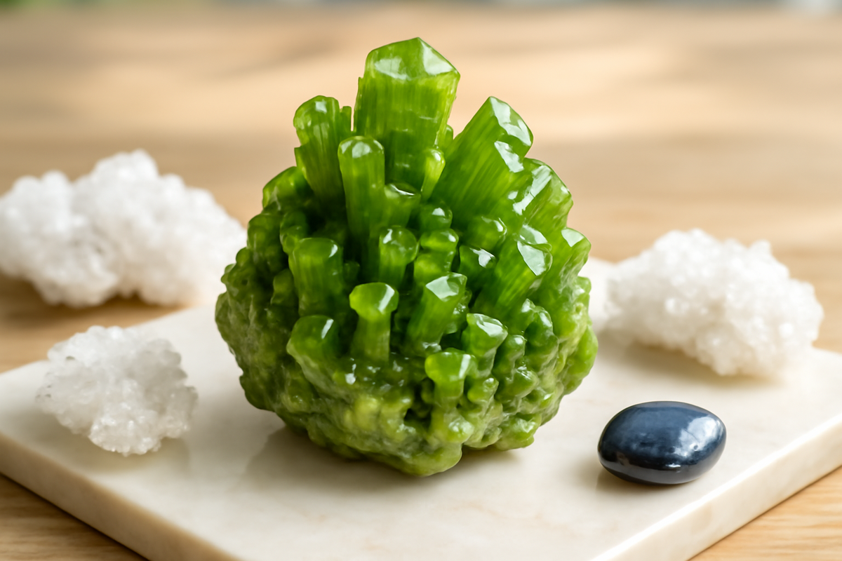 Pyromorphite mystérieuse : secrets d’une énergie rare
