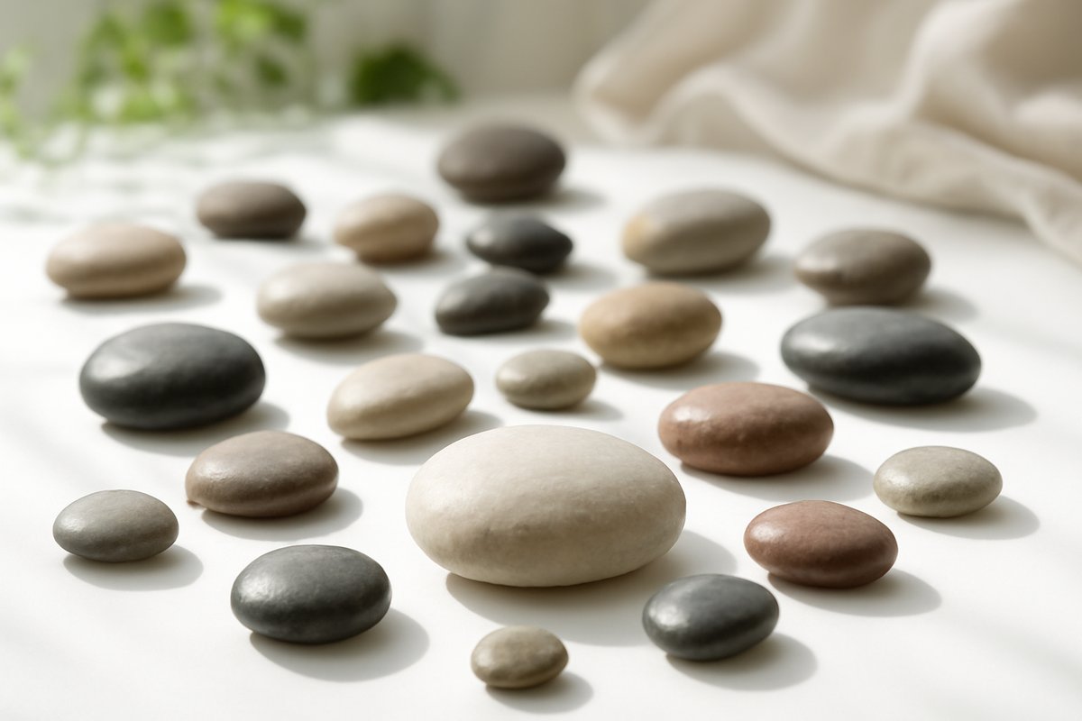 Galets-petits cailloux polis