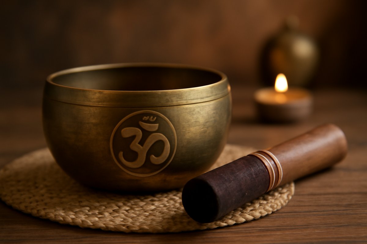 Bol om tibétain : utilisation et bienfaits du bol chantant sacré