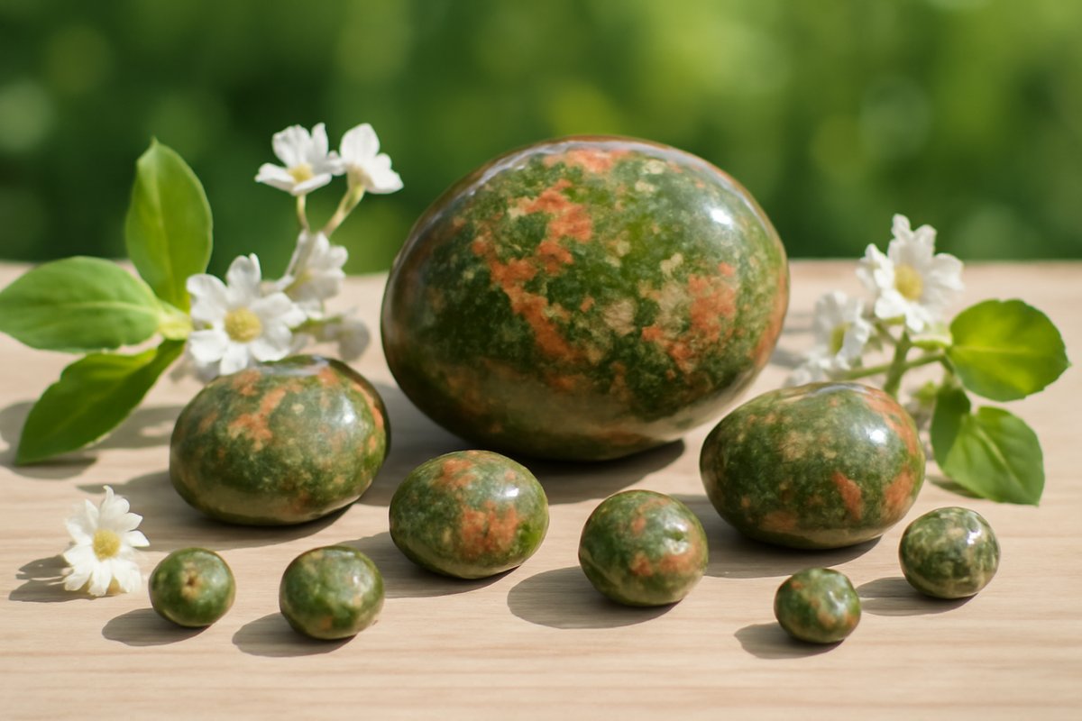 Unakite : Découvrez ses incroyables bienfaits et propriétés