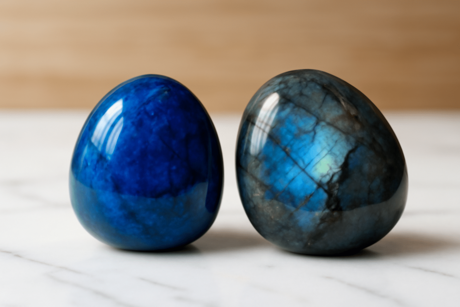 Cavansite, Labradorite