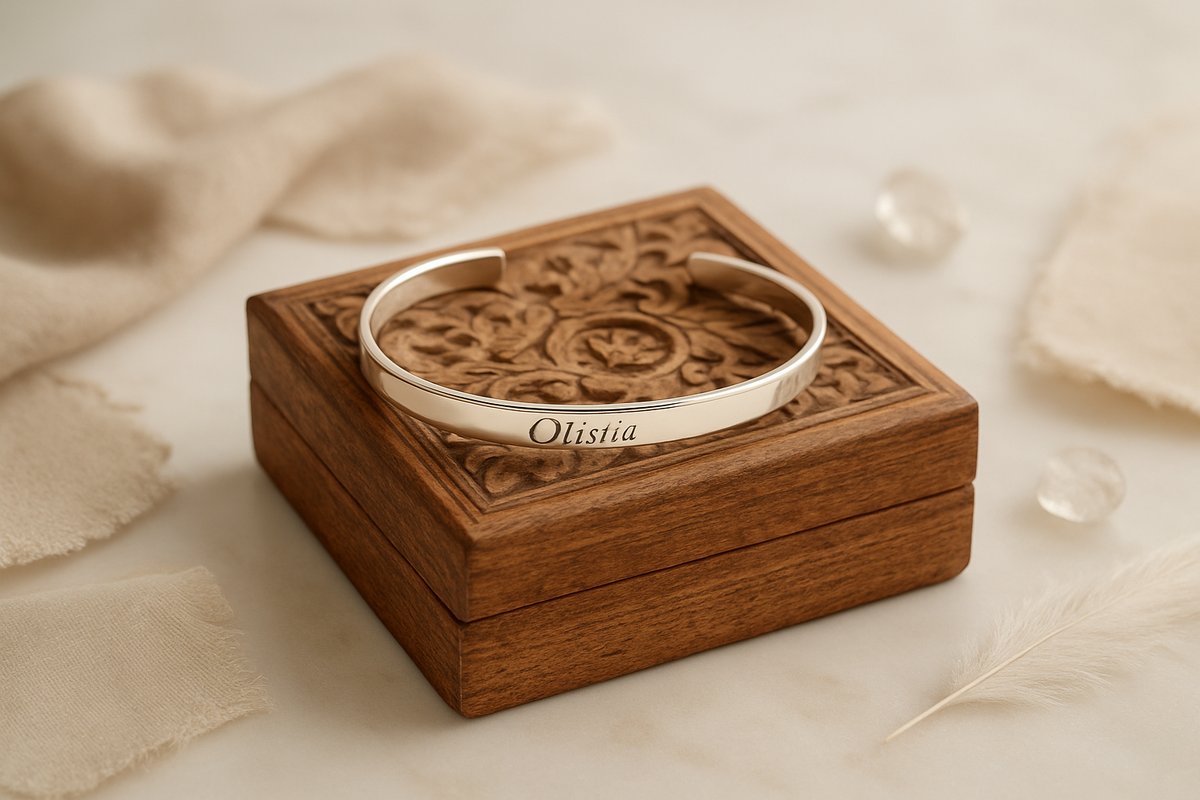 Bracelet jonc en cristaux