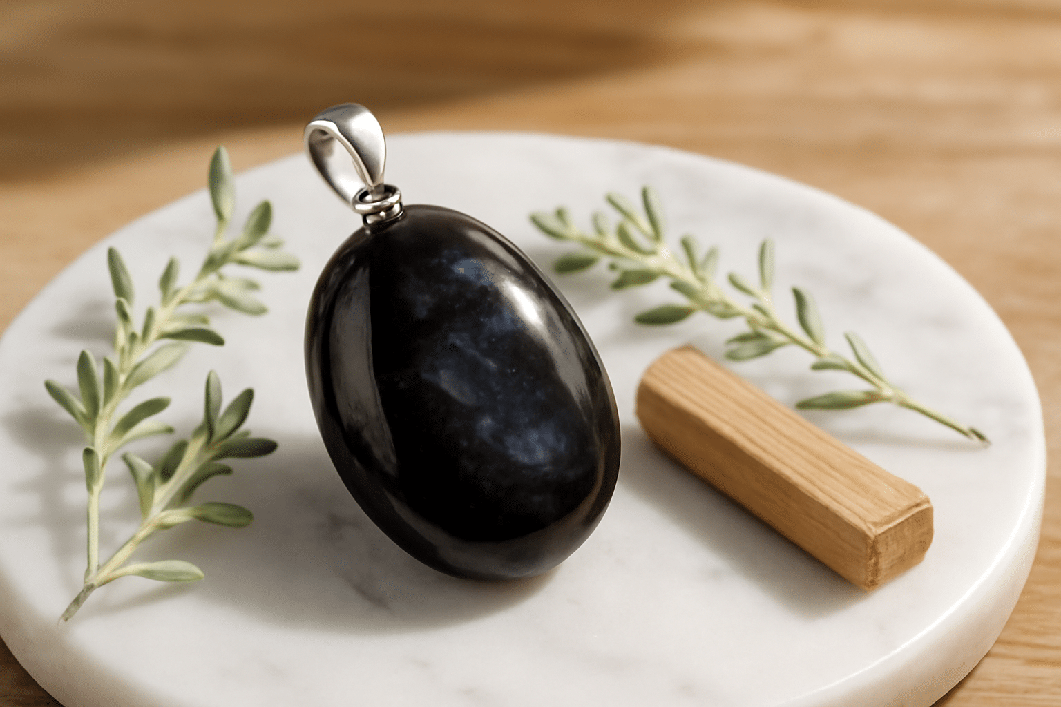 Pierre de lune noire