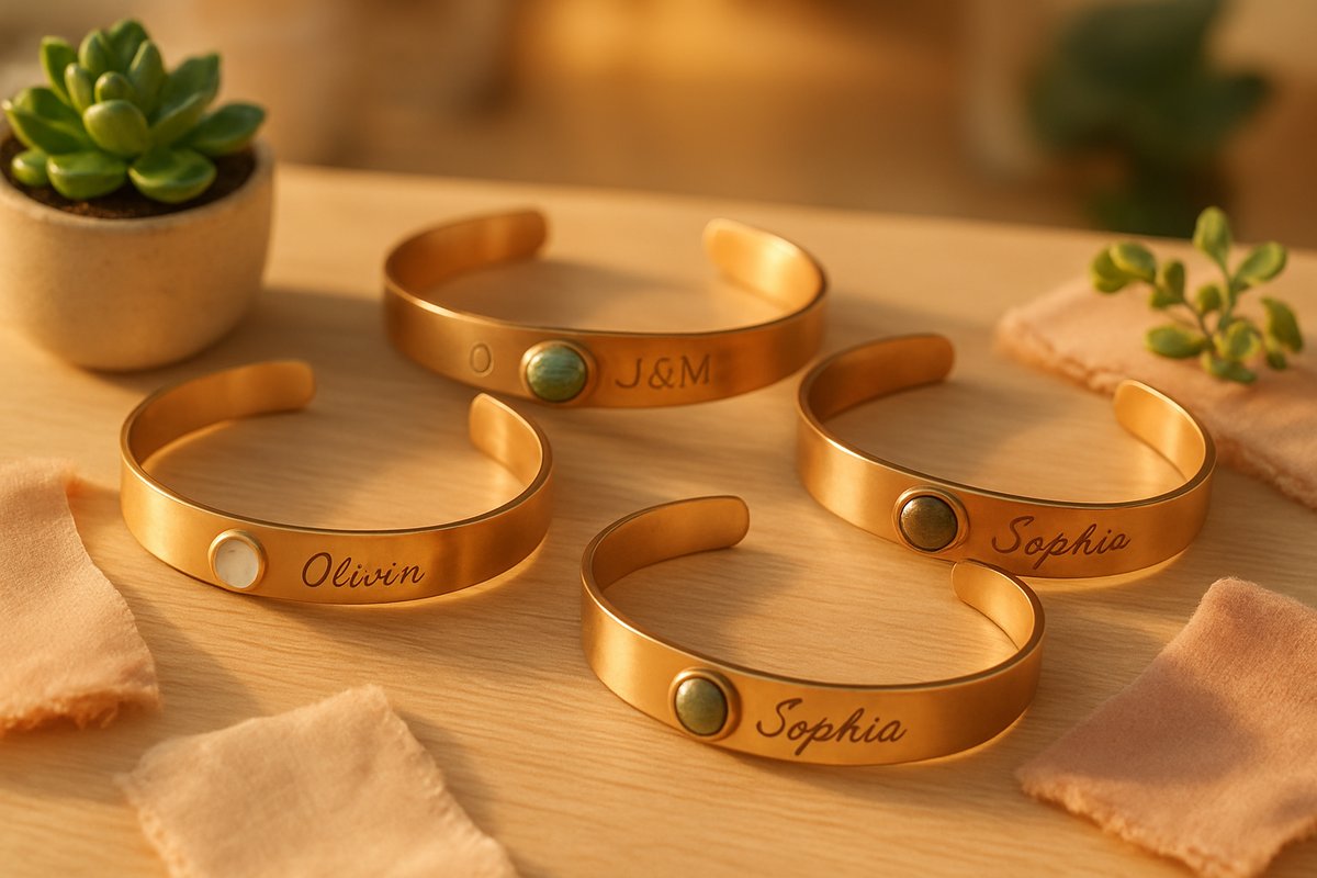 Bracelets manchettes : le secret de votre énergie Pierre semi-précieuse