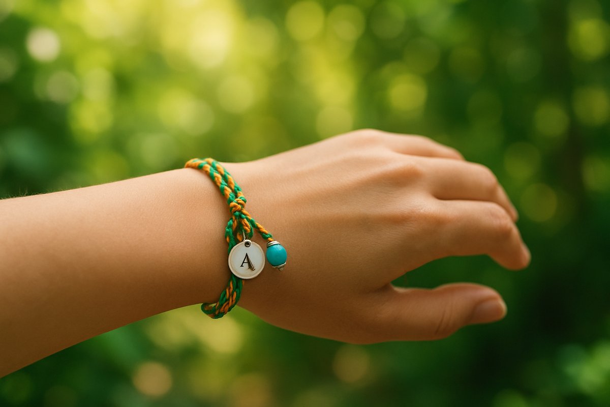 Bracelet cordon en coton