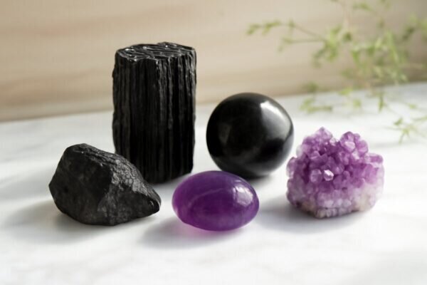 pierres ondes wifi Tourmaline-Shungite-Améthyste