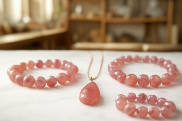 Bijoux en quartz fraise Quartz fraise