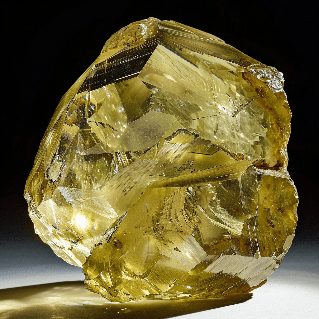 Lot de 5 pendentifs en citrine naturelle du Brésil - France