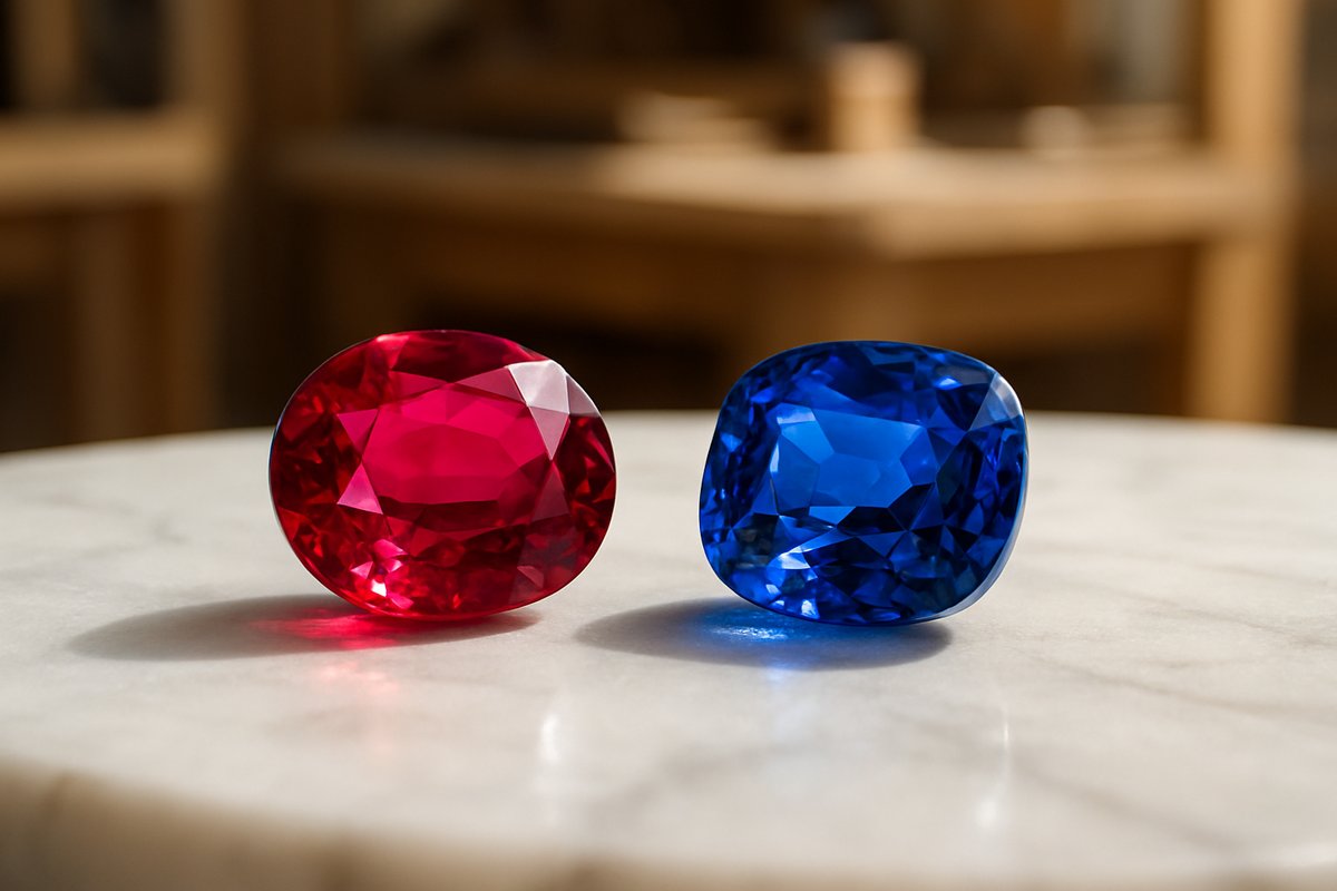 Corindon saphir et rubis : quelle différence ?