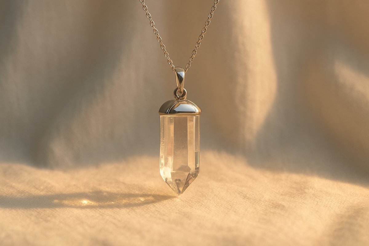 Image d'un cristal de quartz clair