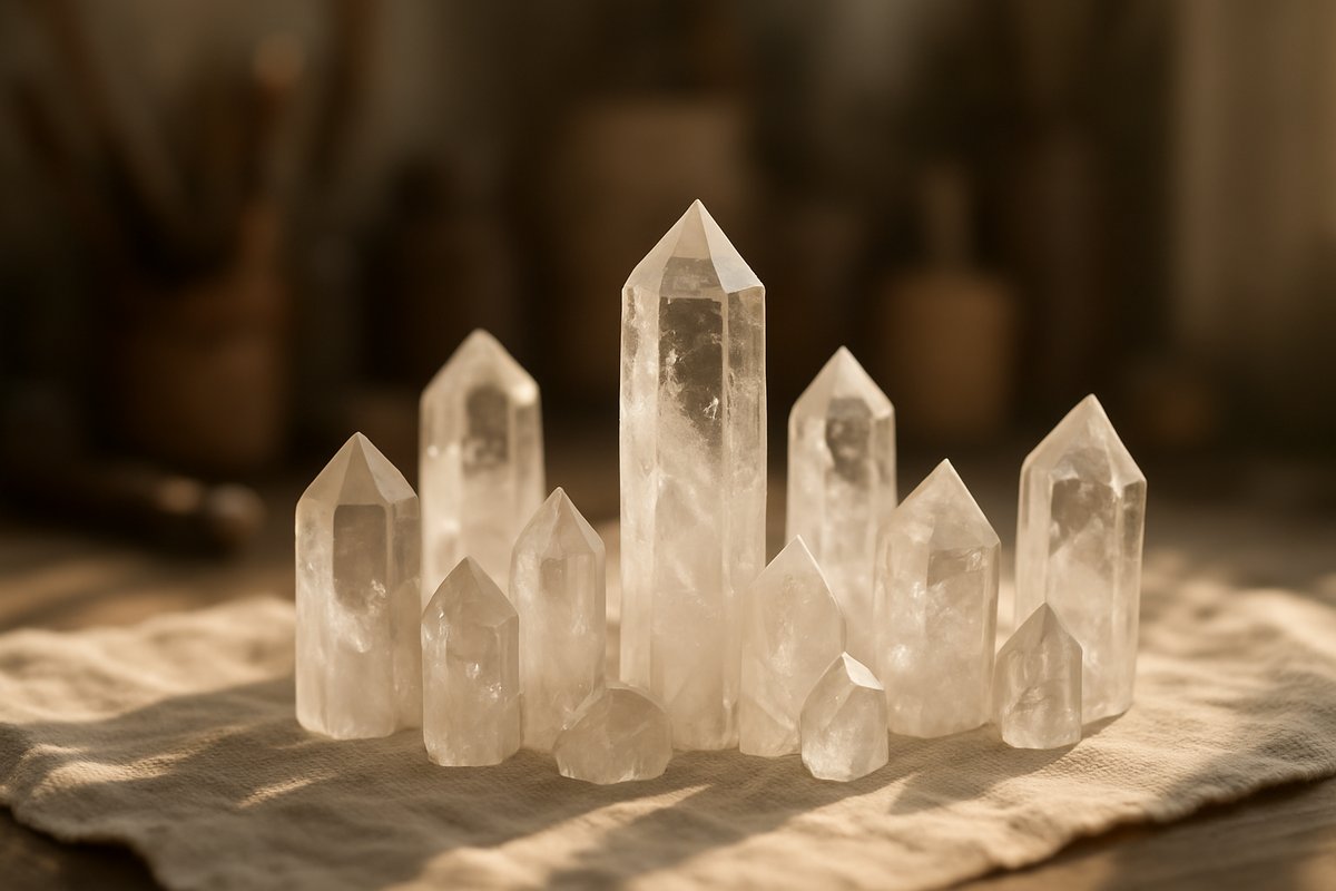 Image d'un cristal de quartz clair