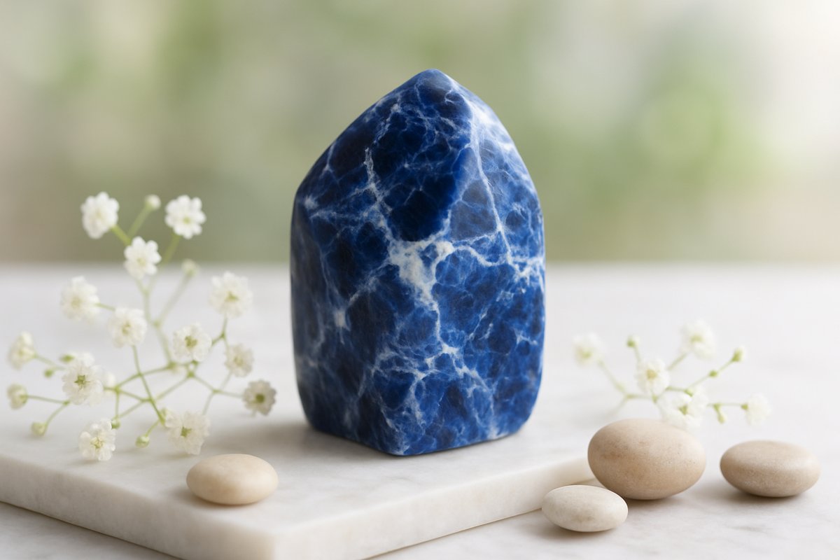Meilleures Pierres pour Soulager le Stress pierre pour stress : Sodalite