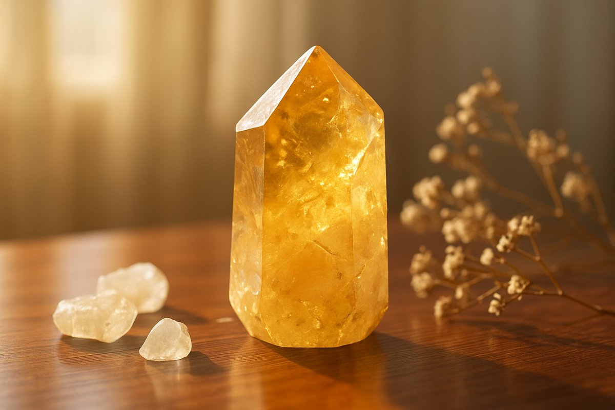 Meilleures Pierres pour Soulager le Stress pierre pour stress : Citrine