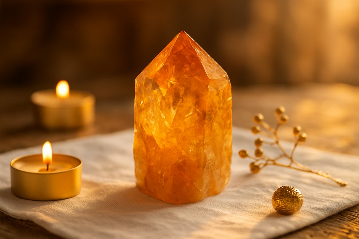 pierre pour anxiété : Citrine