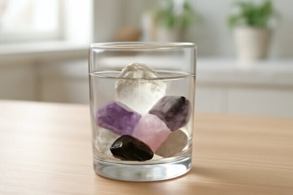 pierres pour purifier l'eau Quartz-améthyste-tourmaline