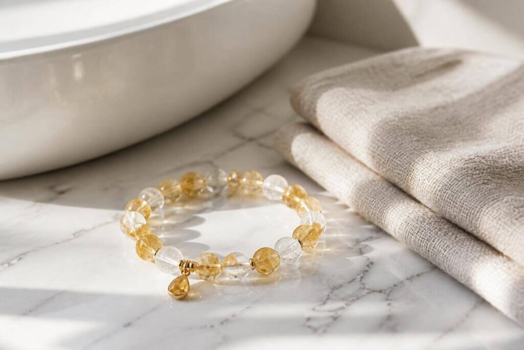 Bracelet en pierre sous la douche : peut-on le porter sans l’abîmer ?