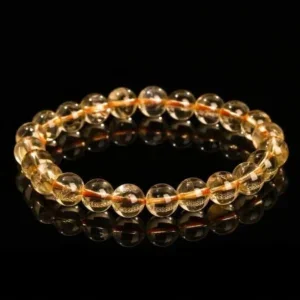 Bracelet en perles de Citrine lithosstyle