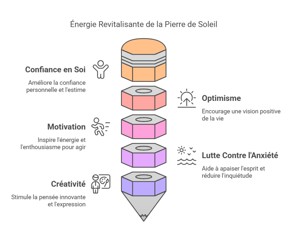 Energie revitalisante pierre de soleil graphique