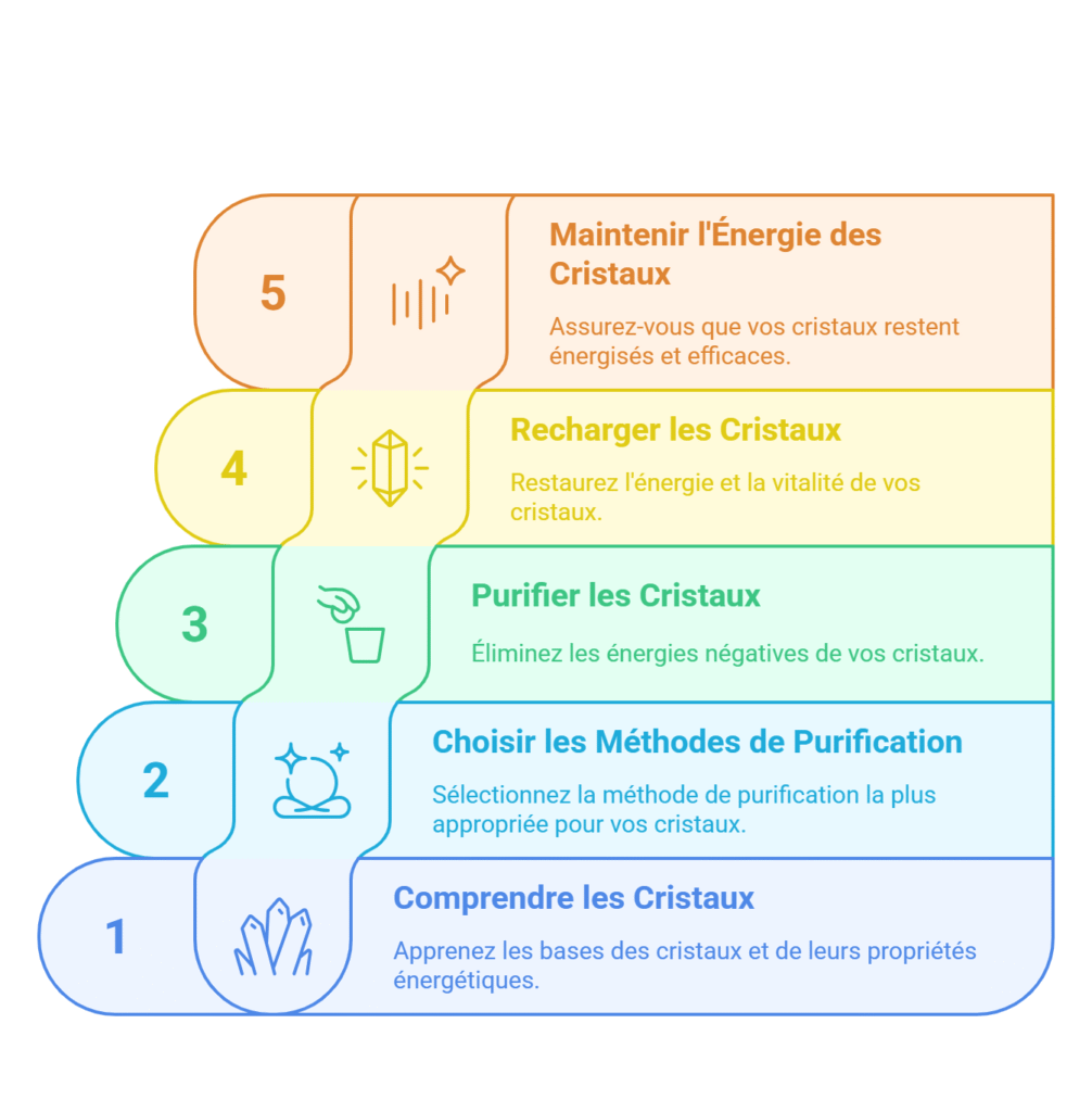 Purification des Cristaux : Le Guide Complet pour une Énergie Renouvelée Purifier les cristaux illustration